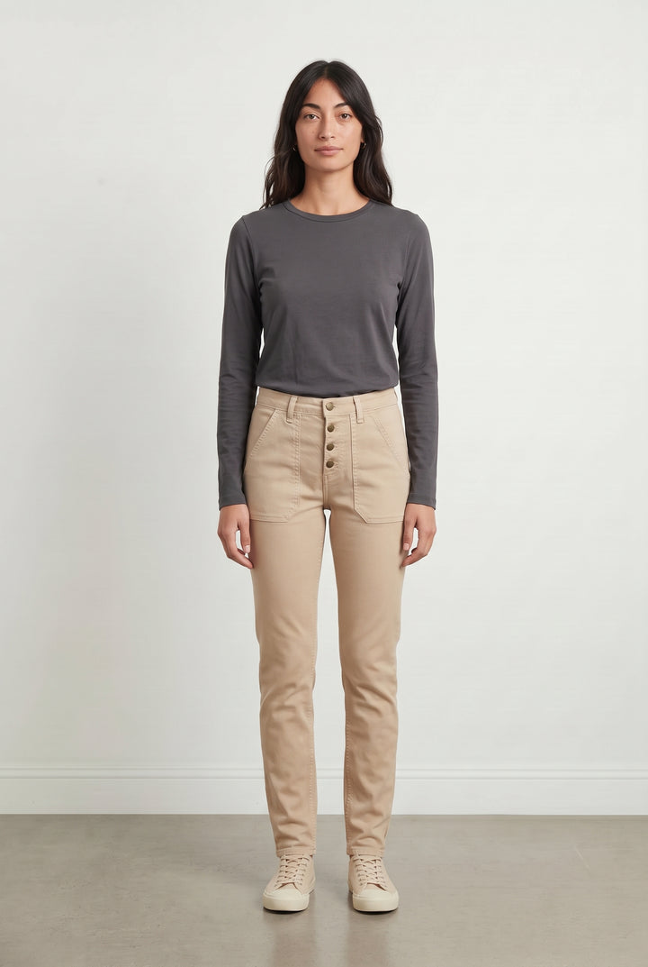 Pantalon Beige - Taille XS/34 de la marque ba&amp;sh | PARAD119837 - Vendu par Paradigme - Image 1