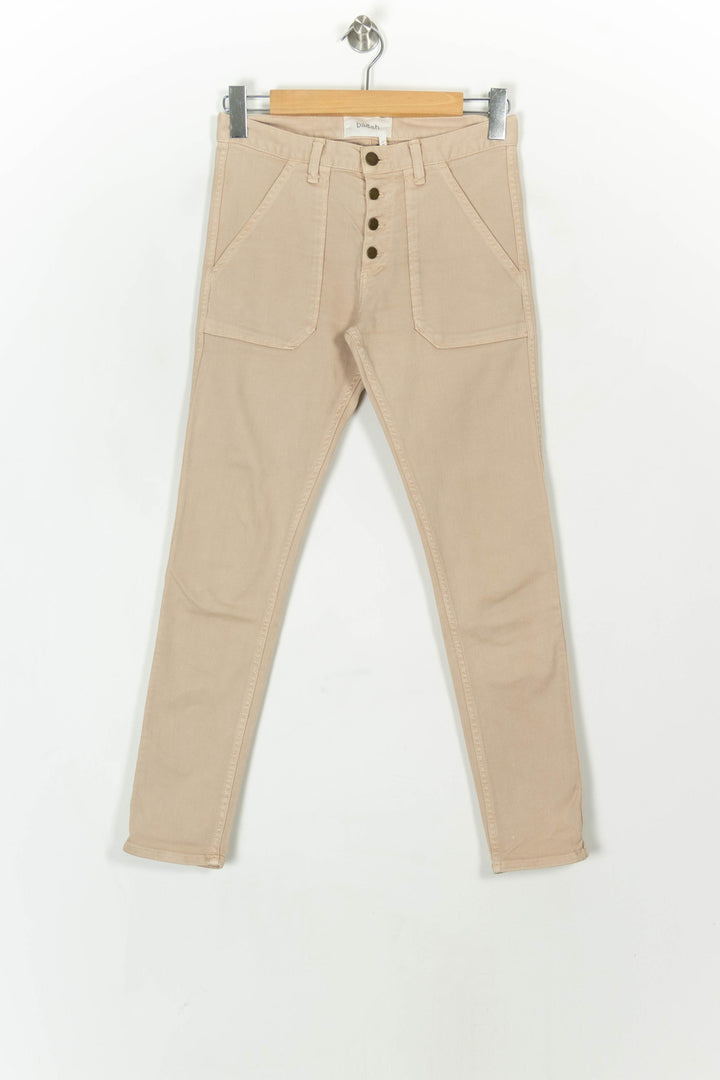 Pantalon Beige - Taille XS/34 de la marque ba&amp;sh | PARAD119837 - Vendu par Paradigme - Image 2