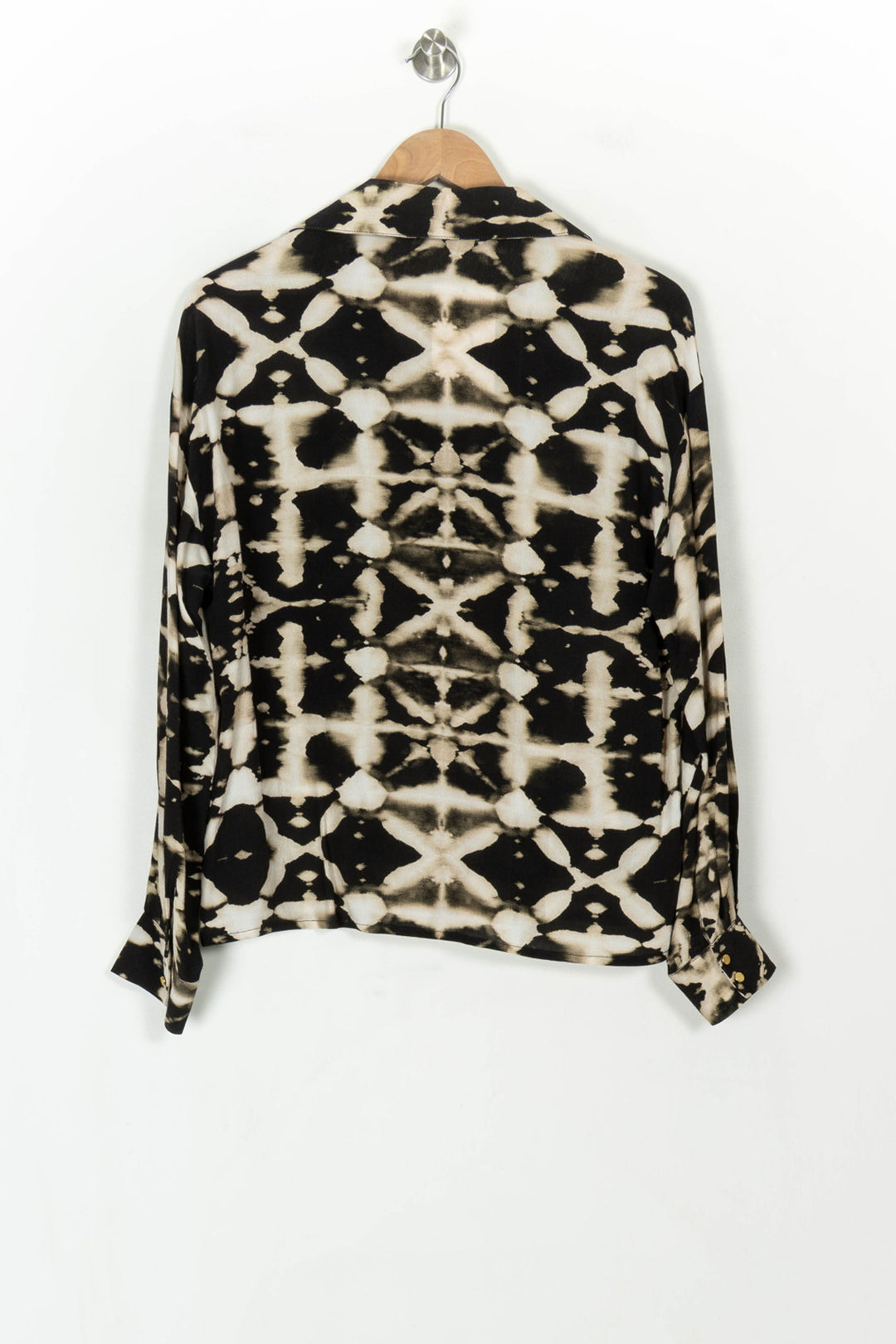 Chemise Noir et Beige - Taille M/38 de la marque La Fée Maraboutée | PARAD119850 - Vendu par Paradigme - Image 5
