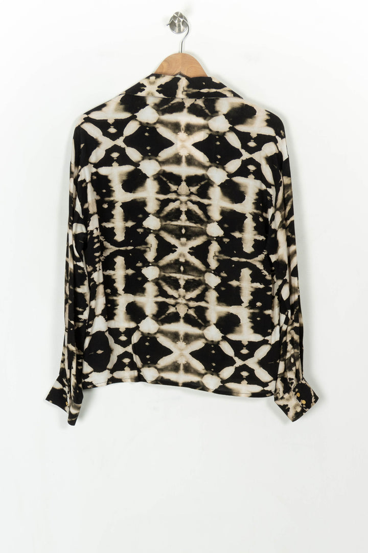 Chemise Noir et Beige - Taille M/38 de la marque La Fée Maraboutée | PARAD119850 - Vendu par Paradigme - Image 5