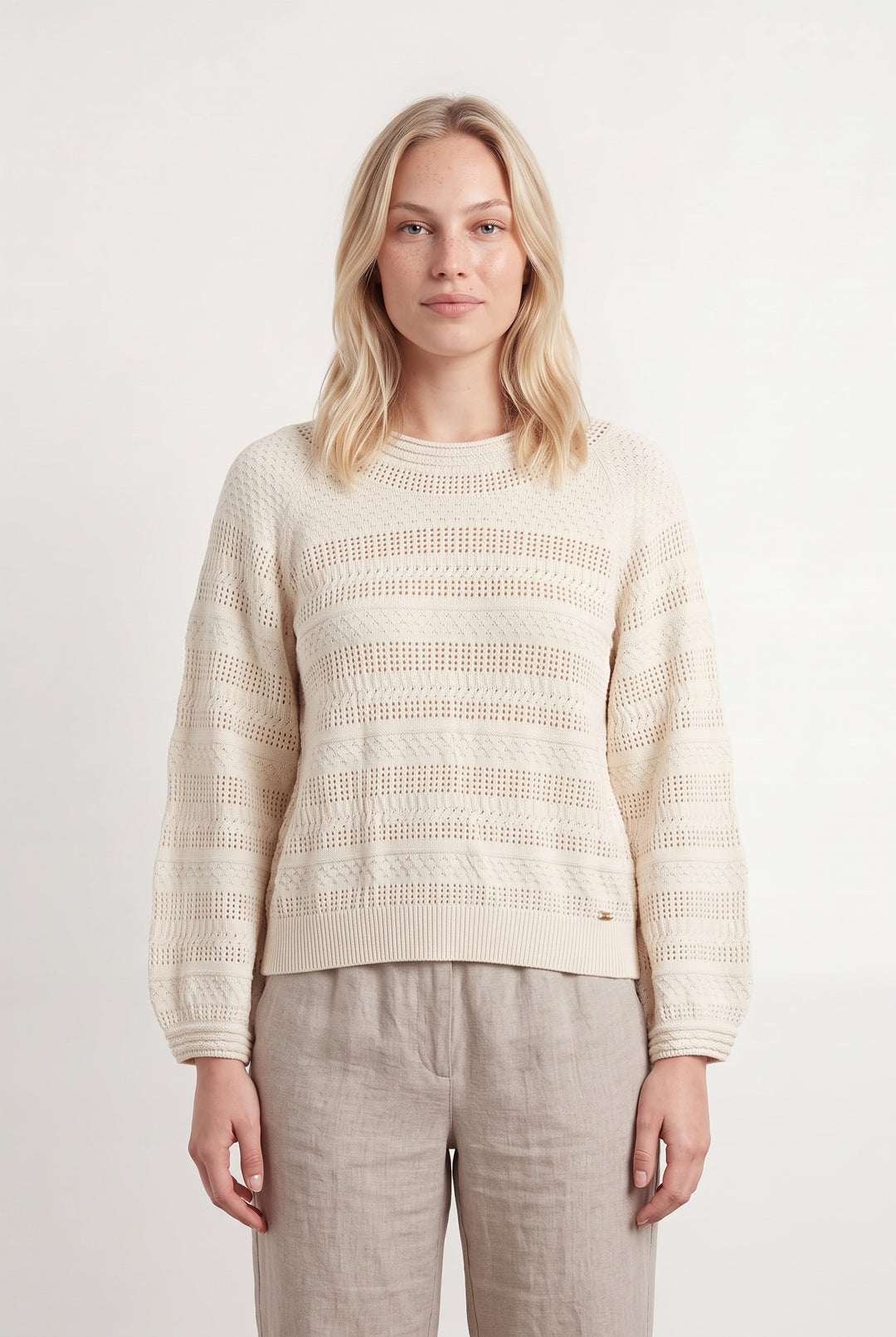 Pull Beige - Taille L/40 de la marque Des petits hauts | PARAD119851 - Vendu par Paradigme - Image 1