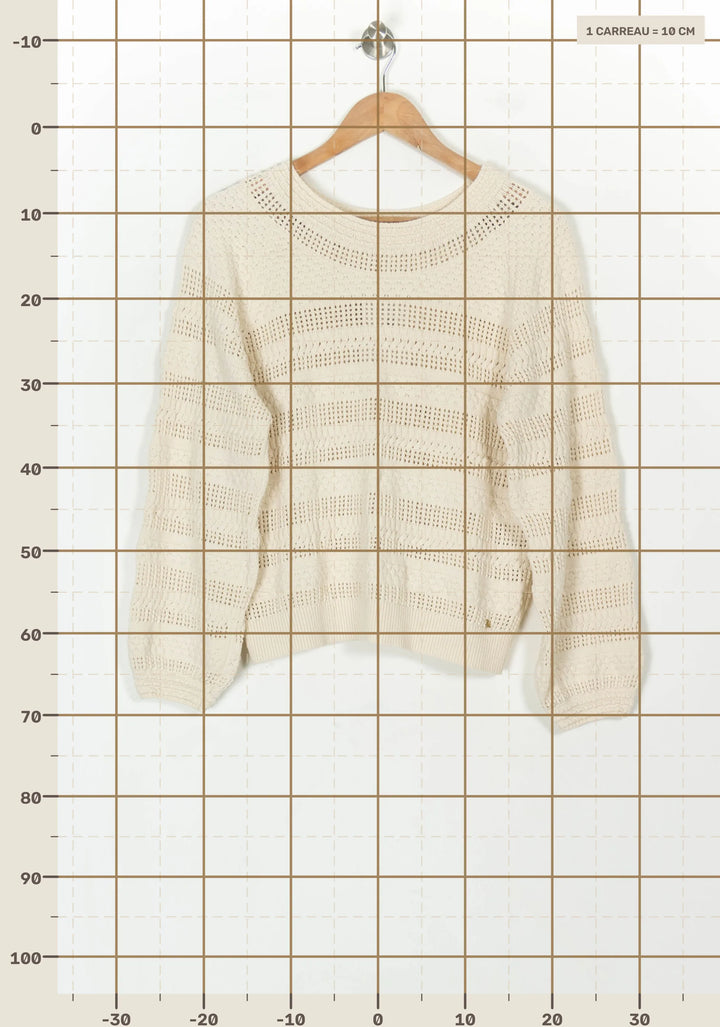 Pull Beige - Taille L/40 de la marque Des petits hauts | PARAD119851 - Vendu par Paradigme - Image 4