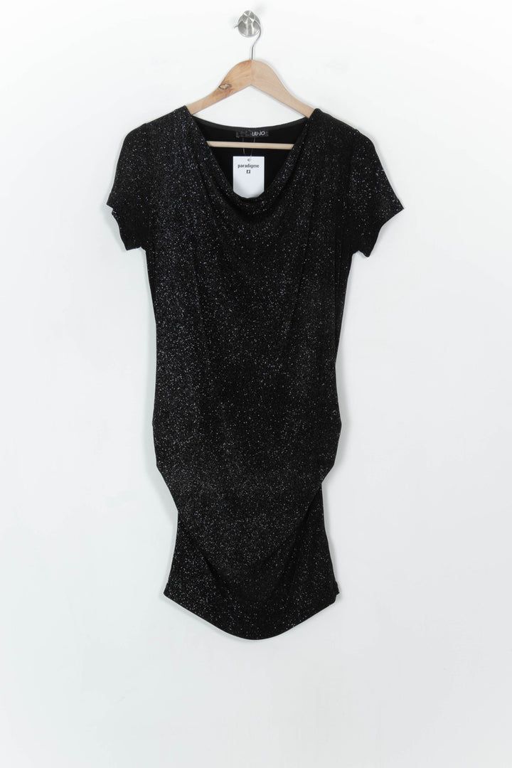 Robe Midi Noire - Taille XL/42 de la marque Liu Jo | PARAD119852 - Vendu par Paradigme - Image 2