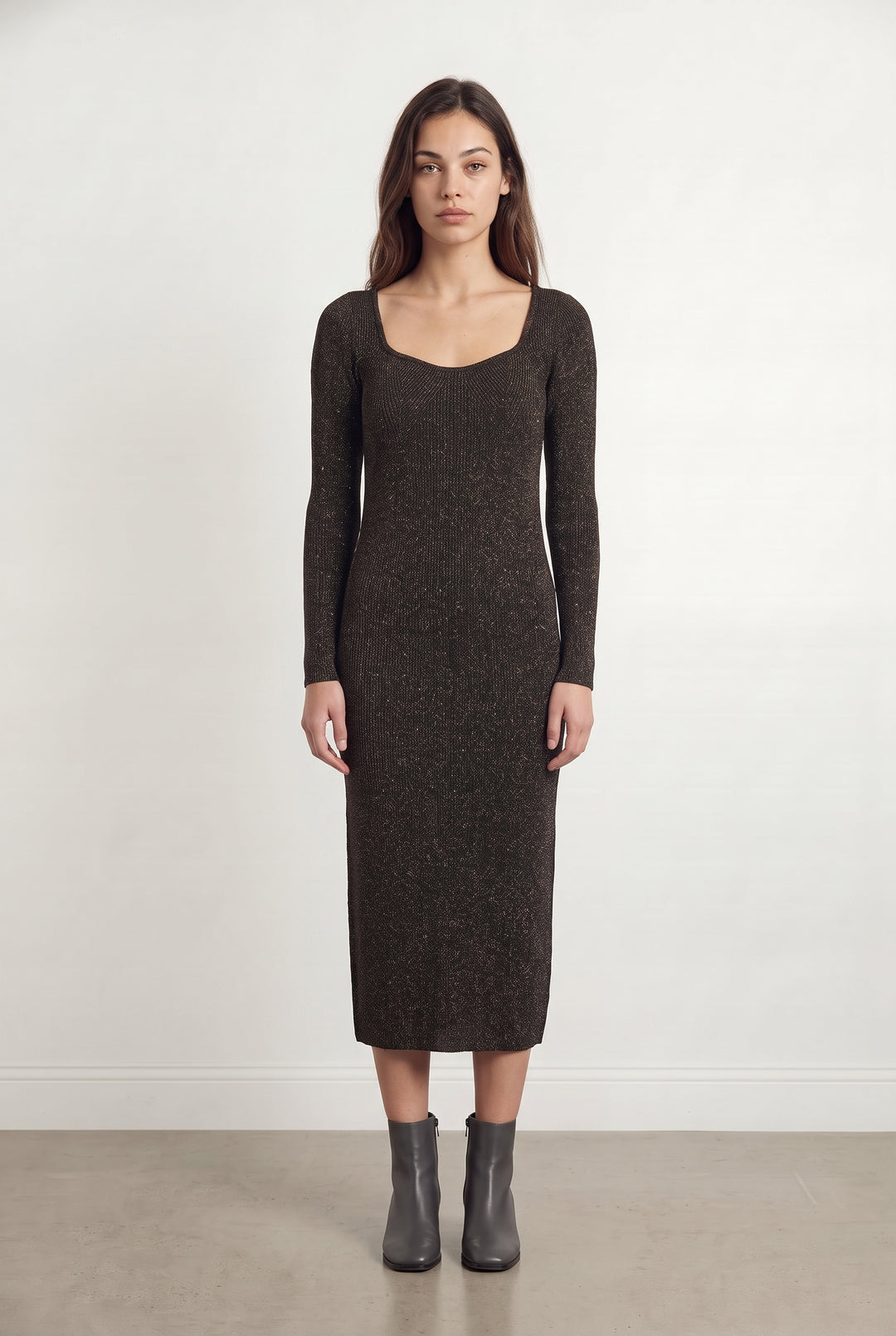 Robe Longue en Maille Or - Taille XS/34 de la marque Liu Jo | PARAD119853 - Vendu par Paradigme - Image 1