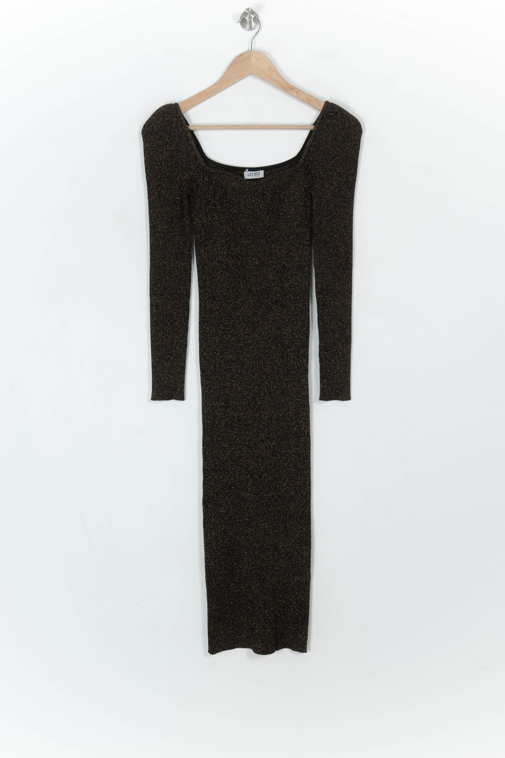 Robe Longue en Maille Or - Taille XS/34 de la marque Liu Jo | PARAD119853 - Vendu par Paradigme - Image 2