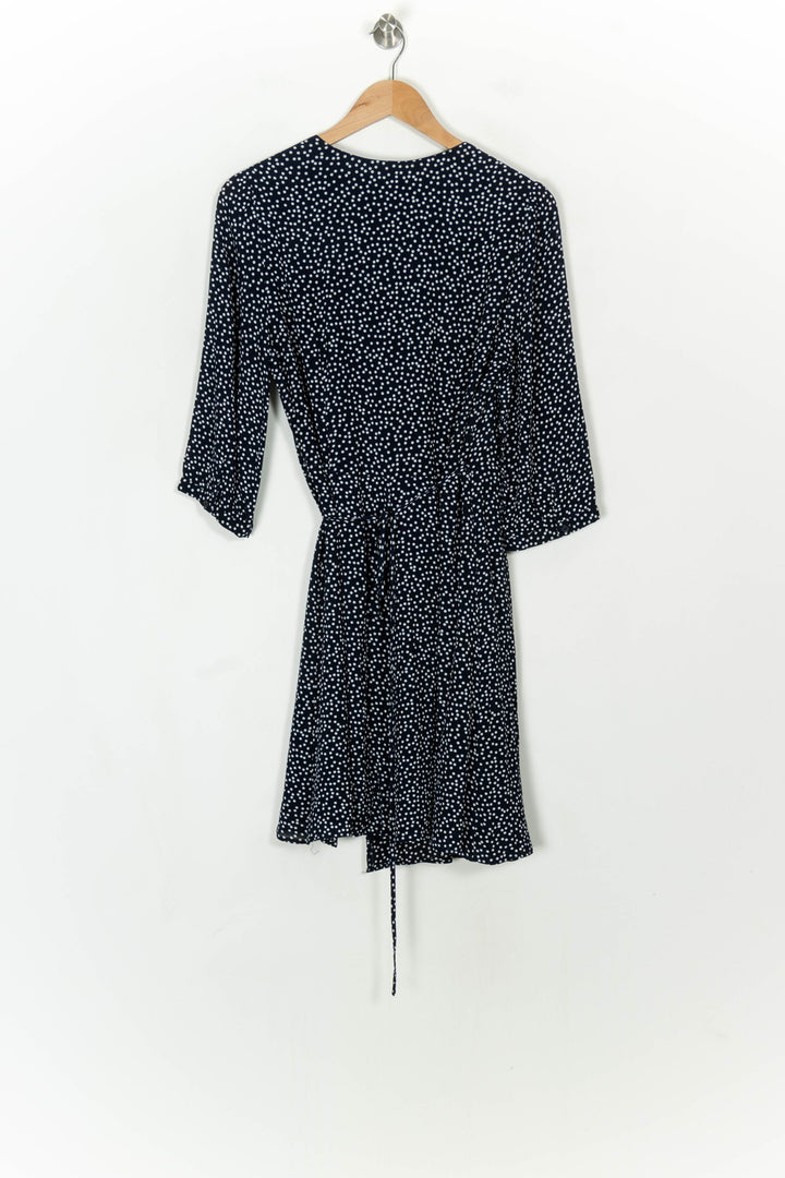 Robe Portefeuille Noire et Blanche - Taille L/40 de la marque Sud express | PARAD119855 - Vendu par Paradigme - Image 5