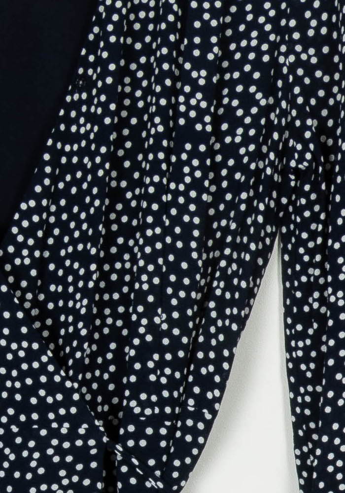 Robe Portefeuille Noire et Blanche - Taille L/40 de la marque Sud express | PARAD119855 - Vendu par Paradigme - Image 3