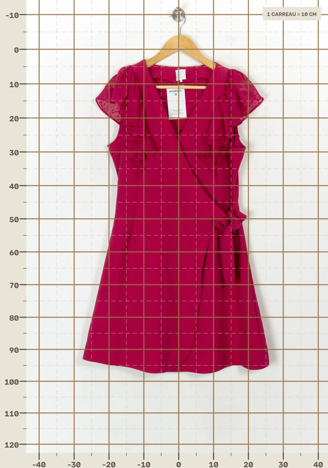 Robe Portefeuille Rose - Taille L/40 de la marque Karl Marc John | PARAD119856 - Vendu par Paradigme - Image 4