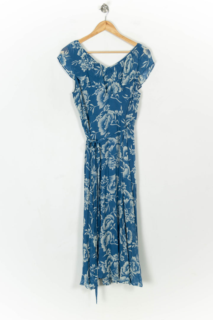 Robe Longue Bleue et Blanche - Taille L/40 de la marque Petite Mendigote | PARAD119859 - Vendu par Paradigme - Image 5