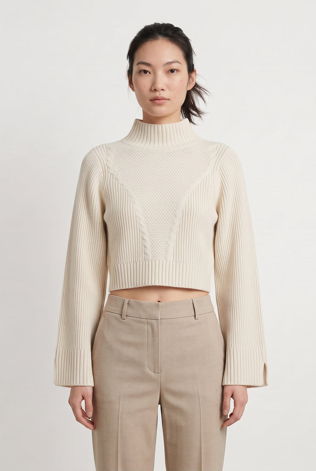 Pull Beige - Taille XS/34 de la marque Petite Mendigote | PARAD119862 - Vendu par Paradigme - Image 1