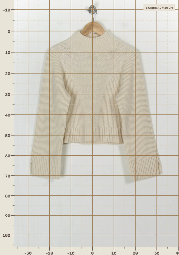 Pull Beige - Taille XS/34 de la marque Petite Mendigote | PARAD119862 - Vendu par Paradigme - Image 4