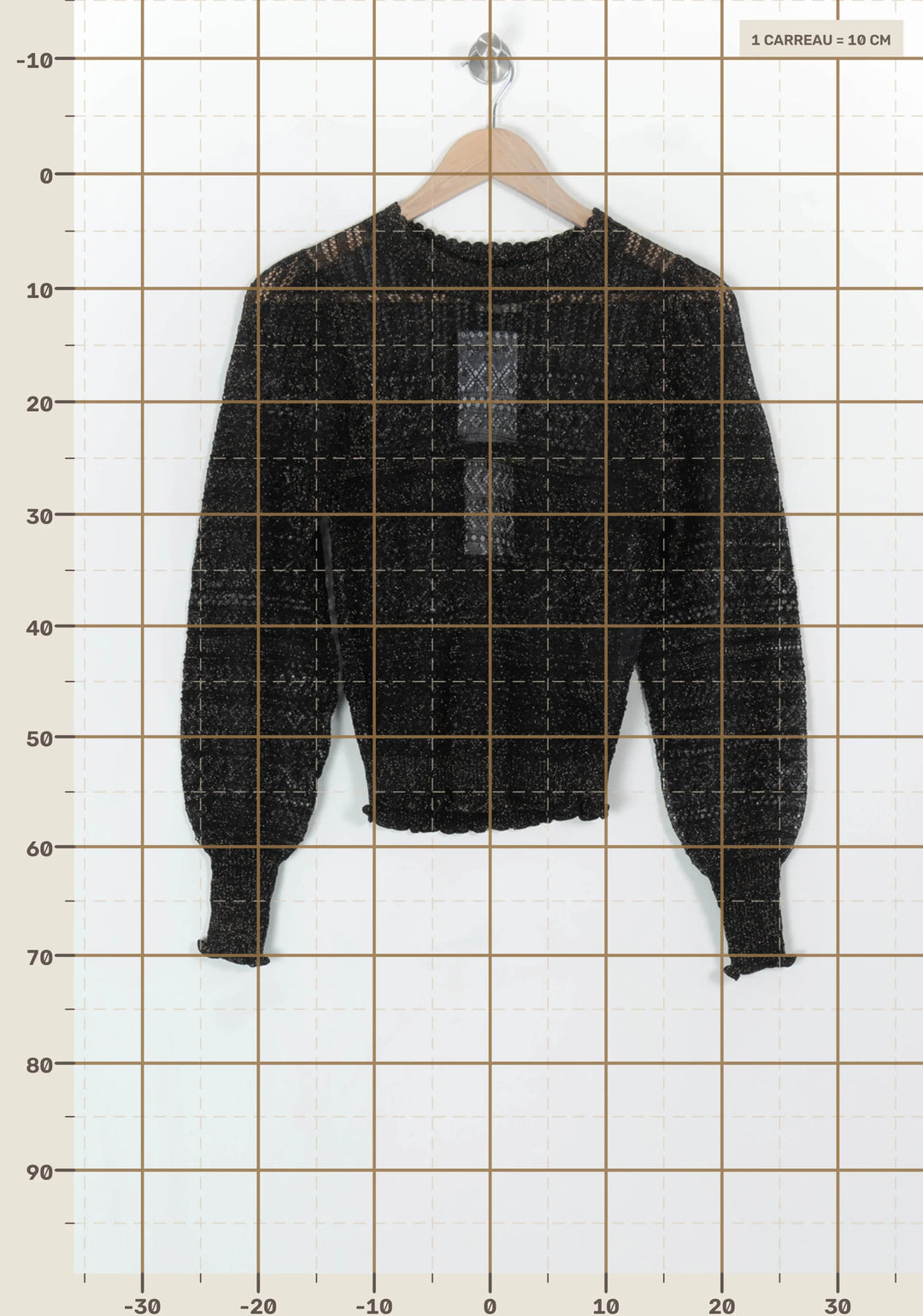 Blouse Noire - Taille S/36 de la marque Petite Mendigote | PARAD119864 - Vendu par Paradigme - Image 4