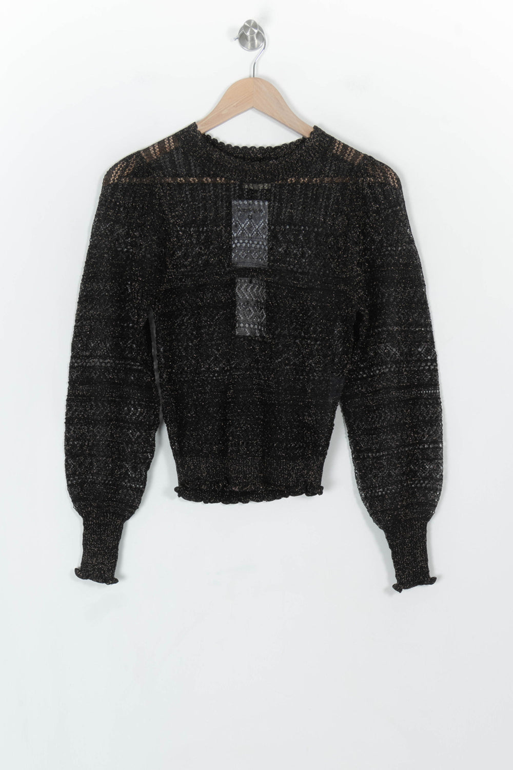 Blouse Noire - Taille S/36 de la marque Petite Mendigote | PARAD119864 - Vendu par Paradigme - Image 2