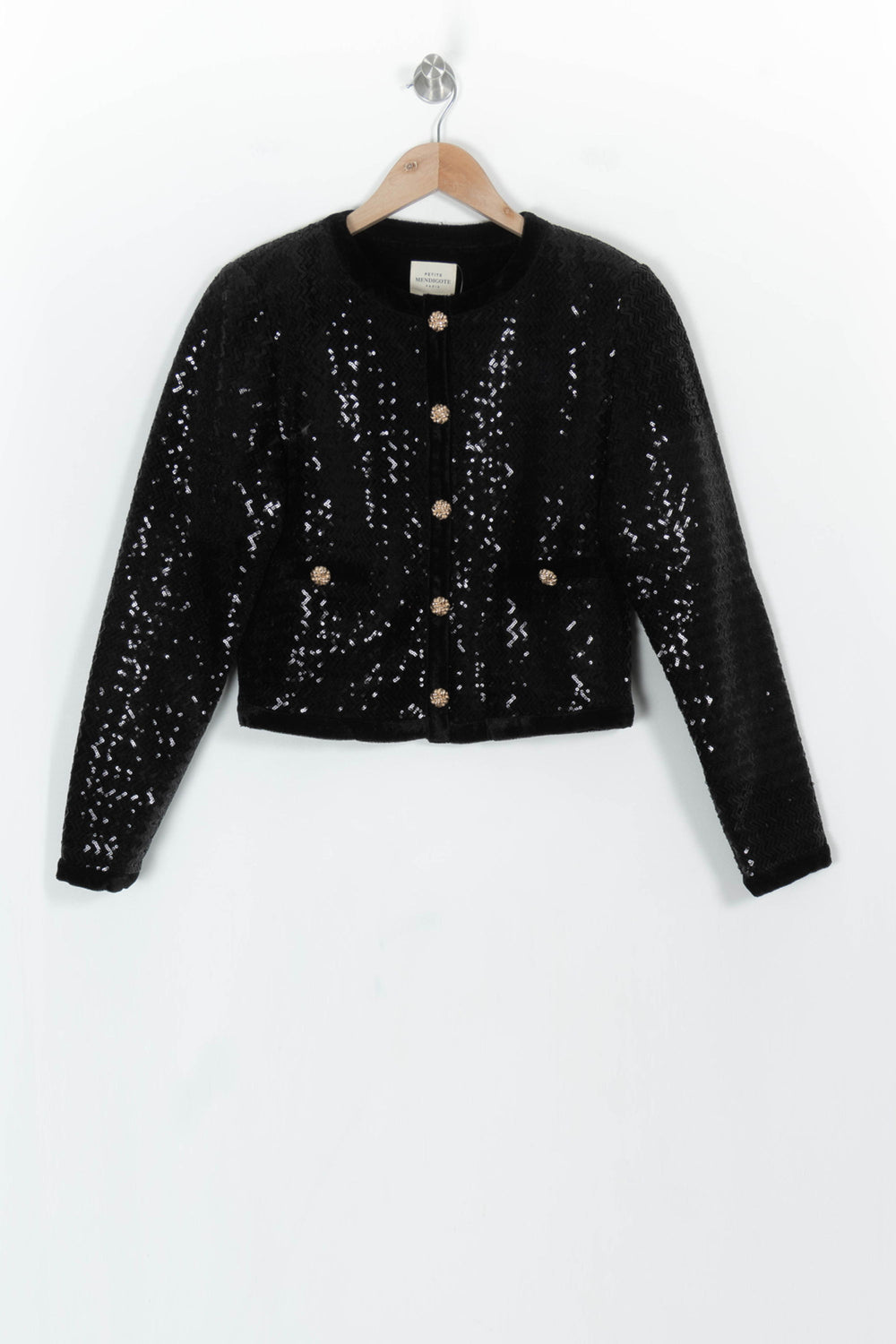Gilet Noir - Taille XS/34 de la marque Petite Mendigote | PARAD119865 - Vendu par Paradigme - Image 2