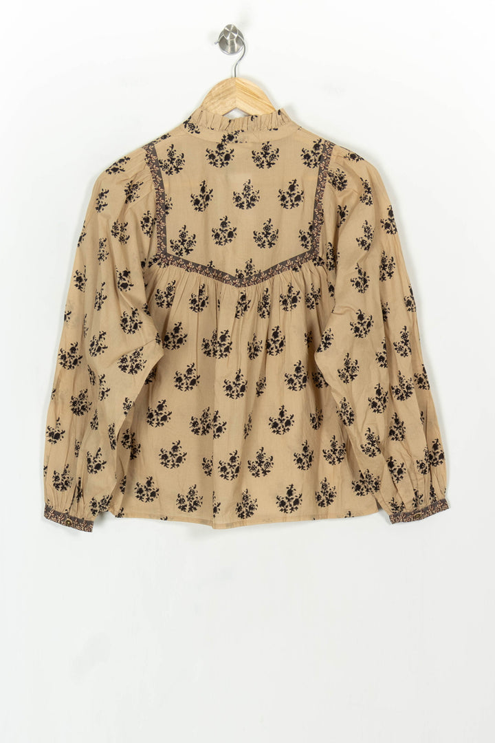 Blouse Beige et Noir - Taille XS/34 de la marque Petite Mendigote | PARAD119866 - Vendu par Paradigme - Image 5