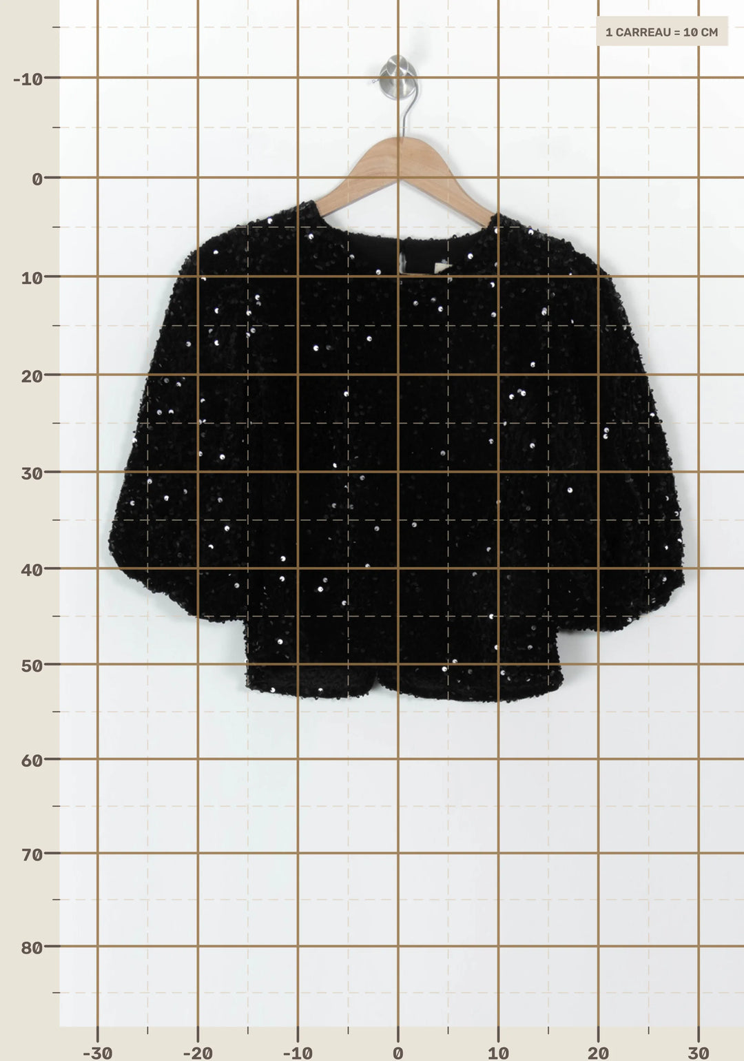 Top Noir - Taille M/38 de la marque Petite Mendigote | PARAD119867 - Vendu par Paradigme - Image 4