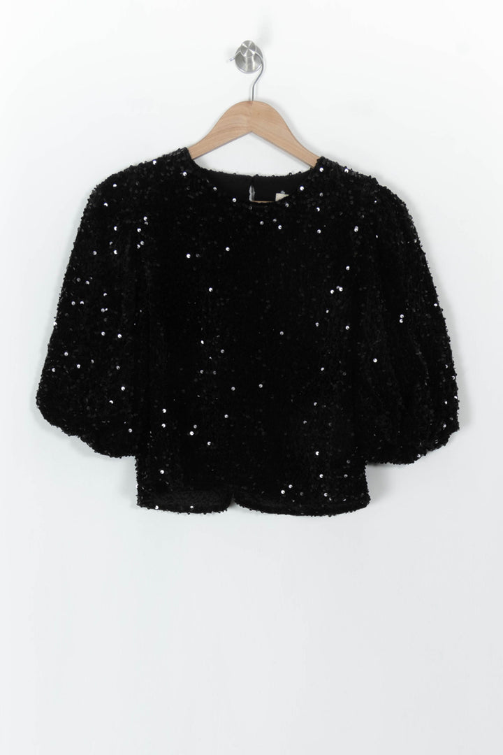 Top Noir - Taille M/38 de la marque Petite Mendigote | PARAD119867 - Vendu par Paradigme - Image 2