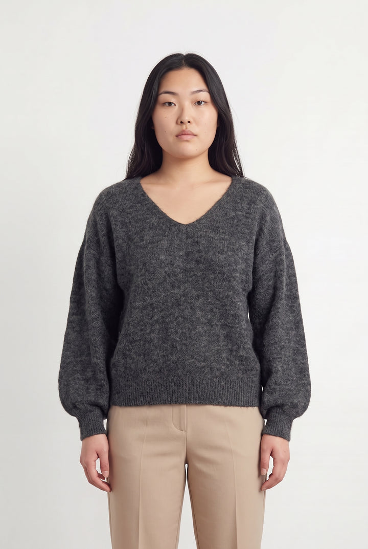 Pull Gris - Taille L/40 de la marque Petite Mendigote | PARAD119869 - Vendu par Paradigme - Image 1