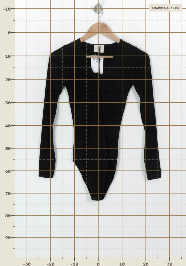 Body Noir - Taille XS/34 de la marque Petite Mendigote | PARAD119870 - Vendu par Paradigme - Image 4