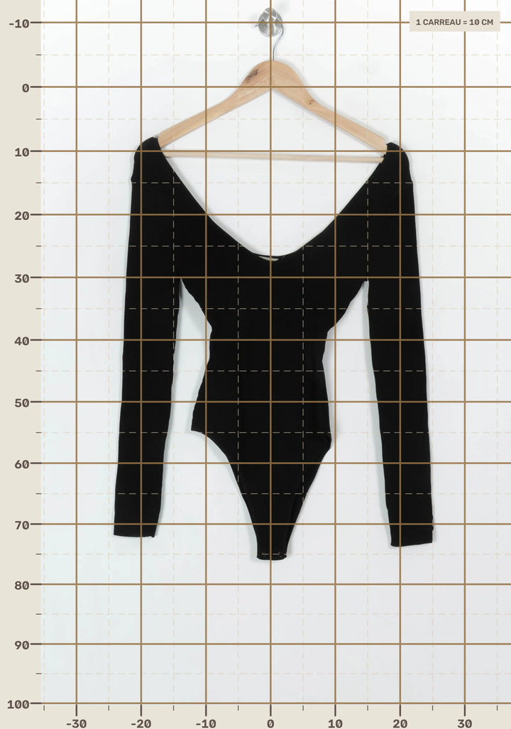 Body Noir - Taille S/36 de la marque Petite Mendigote | PARAD119871 - Vendu par Paradigme - Image 4