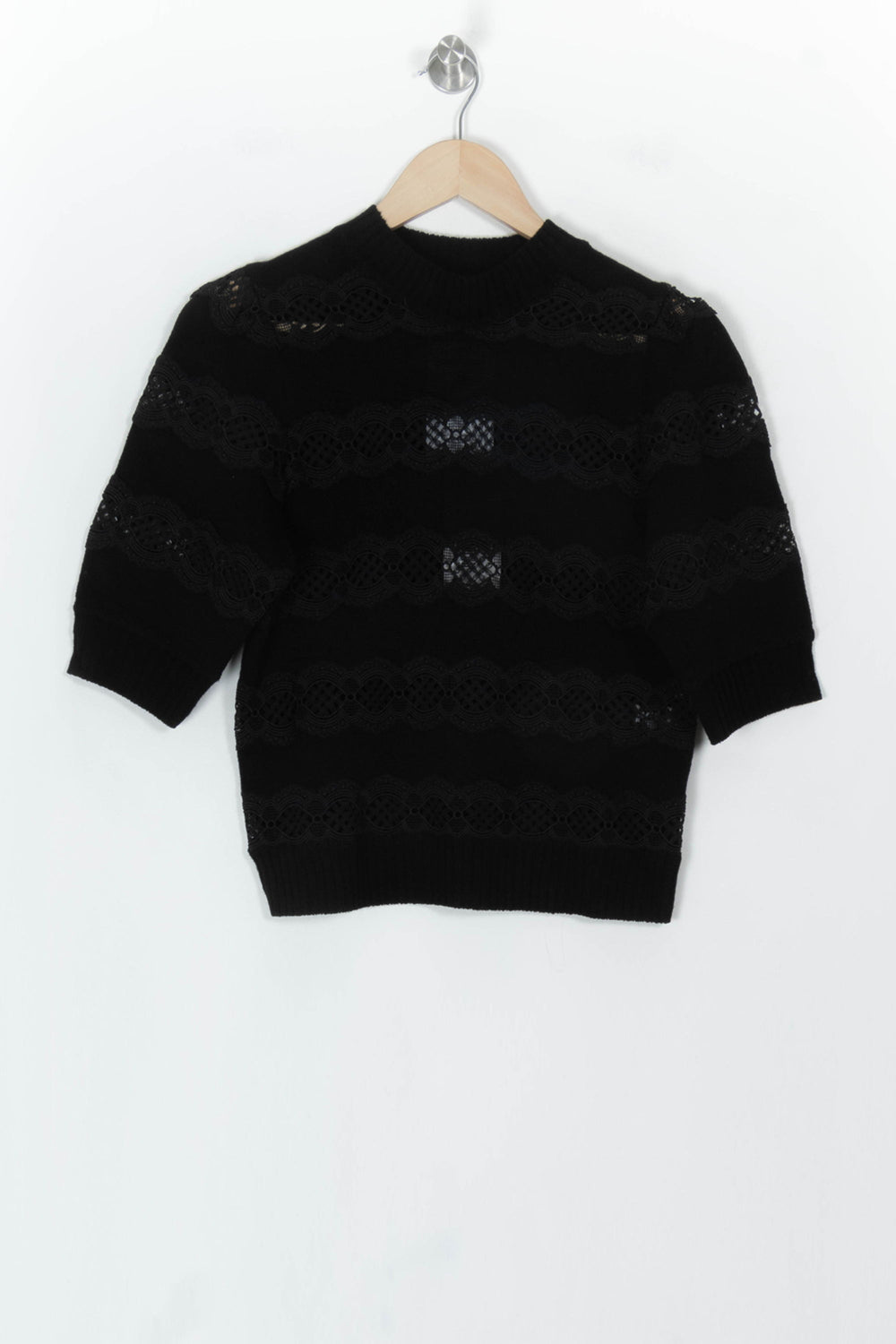 Pull Noir - Taille XS/34 de la marque Petite Mendigote | PARAD119875 - Vendu par Paradigme - Image 2
