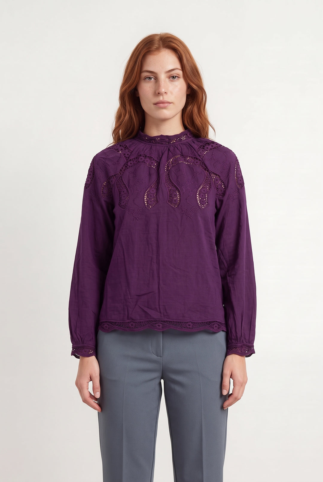Blouse Violette - Taille M/38 de la marque Petite Mendigote | PARAD119877 - Vendu par Paradigme - Image 1