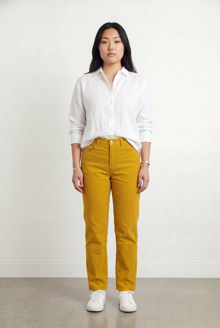 Pantalon Jaune - Taille L/40 de la marque Petite Mendigote | PARAD119879 - Vendu par Paradigme - Image 1