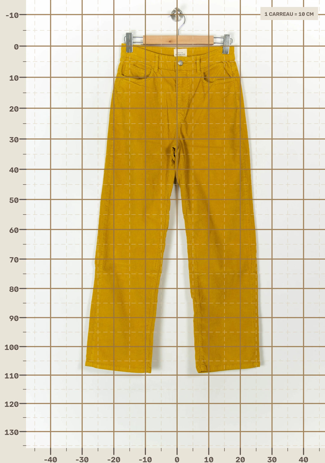 Pantalon Jaune - Taille L/40 de la marque Petite Mendigote | PARAD119879 - Vendu par Paradigme - Image 4