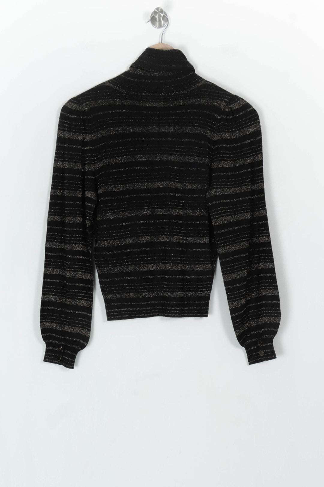 Pull Noir et Doré - Taille XS/34 de la marque Petite Mendigote | PARAD119880 - Vendu par Paradigme - Image 5