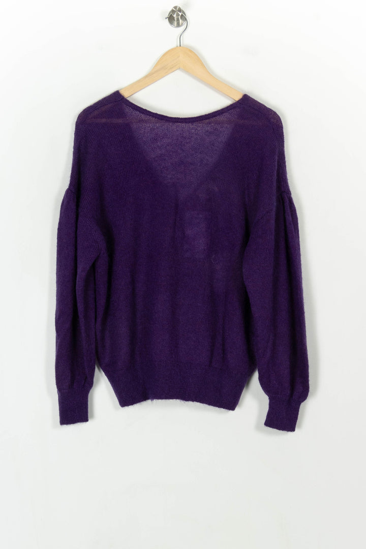 Pull Violet - Taille L/40 de la marque Petite Mendigote | PARAD119881 - Vendu par Paradigme - Image 2