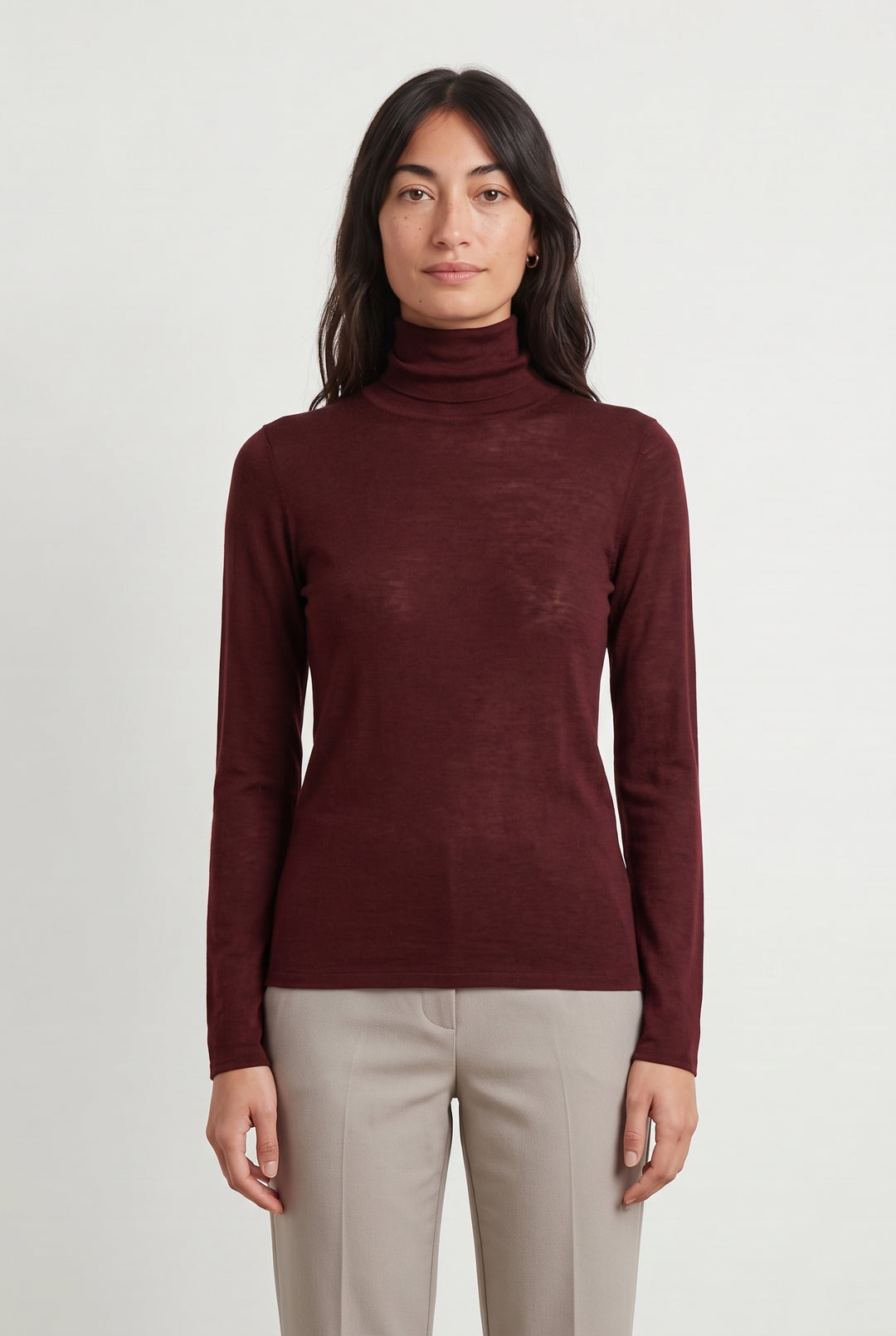 Sous-pull Bordeaux - Taille M/38 de la marque Petite Mendigote | PARAD119882 - Vendu par Paradigme - Image 1