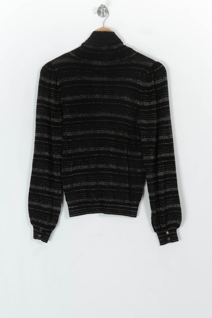 Pull Noir et Argenté - Taille M/38 de la marque Petite Mendigote | PARAD119883 - Vendu par Paradigme - Image 5