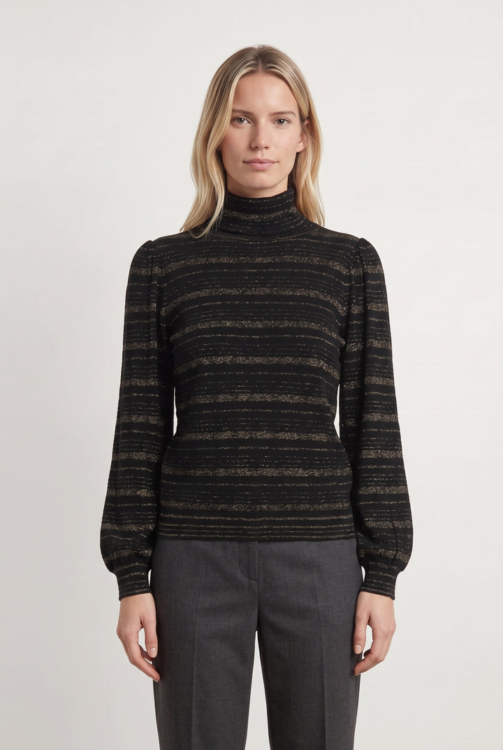 Pull Noir et Argenté - Taille M/38 de la marque Petite Mendigote | PARAD119883 - Vendu par Paradigme - Image 1