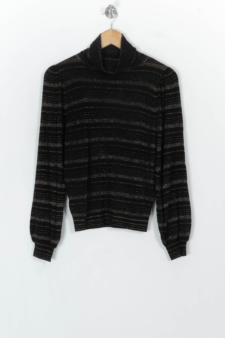Pull Noir et Argenté - Taille M/38 de la marque Petite Mendigote | PARAD119883 - Vendu par Paradigme - Image 2