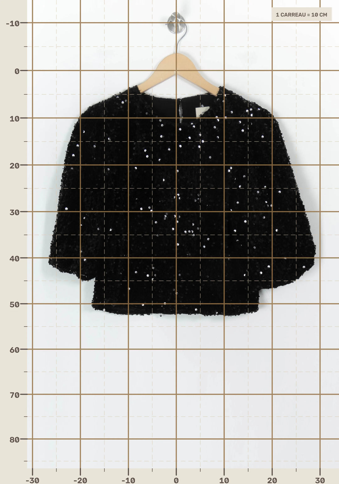 Top Noir - Taille S/36 de la marque Petite Mendigote | PARAD119885 - Vendu par Paradigme - Image 4