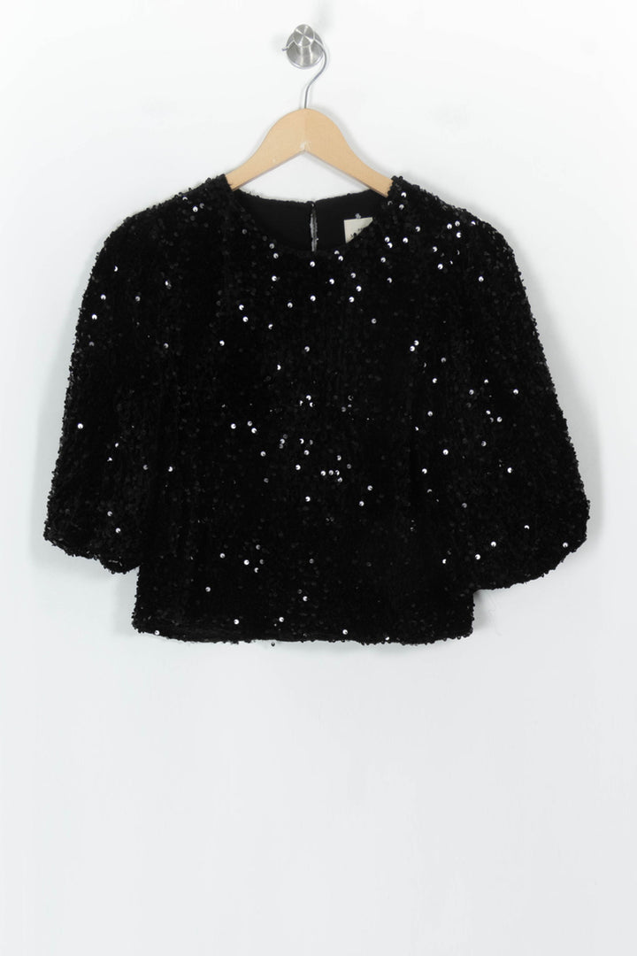 Top Noir - Taille S/36 de la marque Petite Mendigote | PARAD119885 - Vendu par Paradigme - Image 2