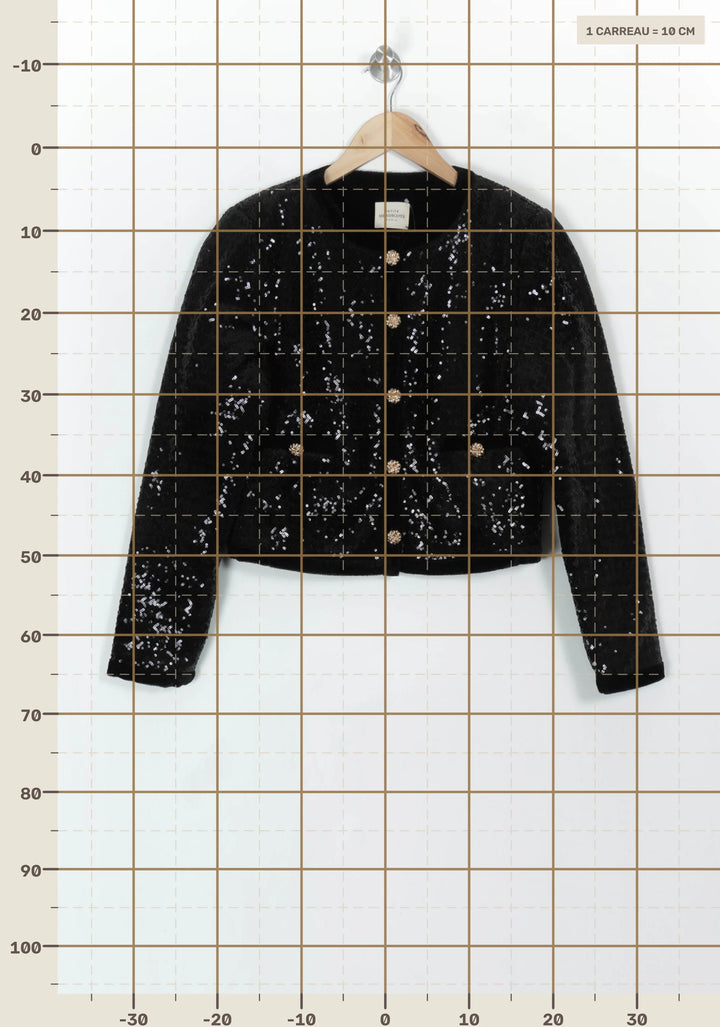 Veste Noire - Taille XS/34 de la marque Petite Mendigote | PARAD119888 - Vendu par Paradigme - Image 4