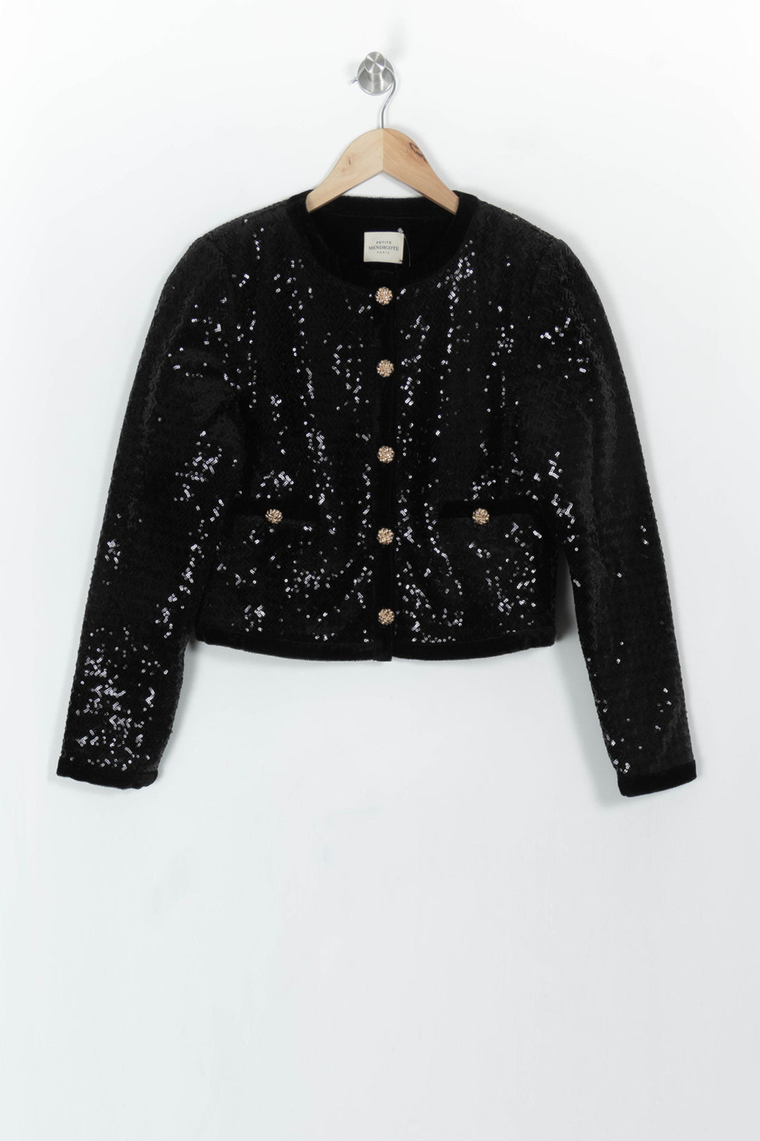 Veste Noire - Taille XS/34 de la marque Petite Mendigote | PARAD119888 - Vendu par Paradigme - Image 2