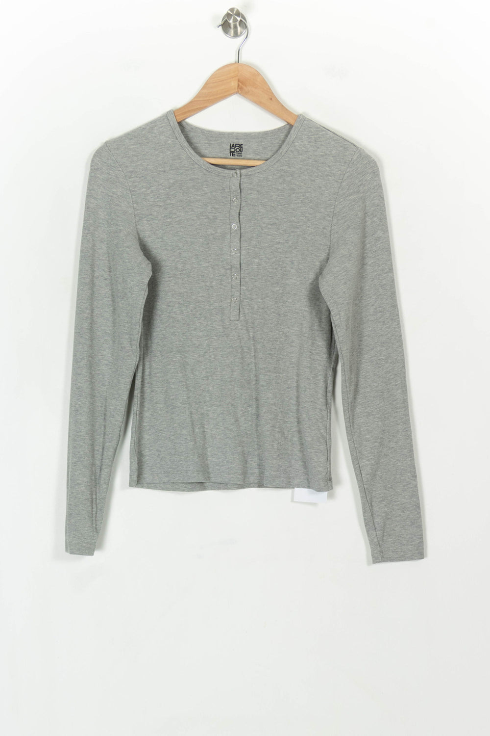 Henley Gris - Taille L/40 de la marque La Redoute Collections | PARAD119892 - Vendu par Paradigme - Image 2