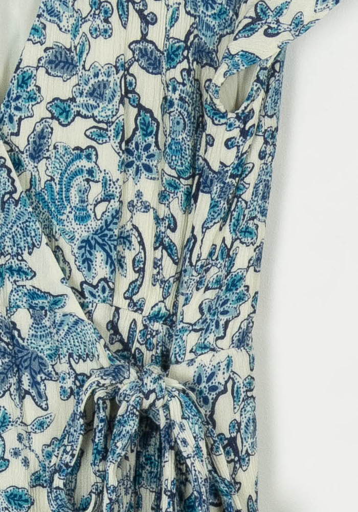 Robe Longue Bleu et Blanc - Taille L/40 de la marque Maison 123 | PARAD119893 - Vendu par Paradigme - Image 3
