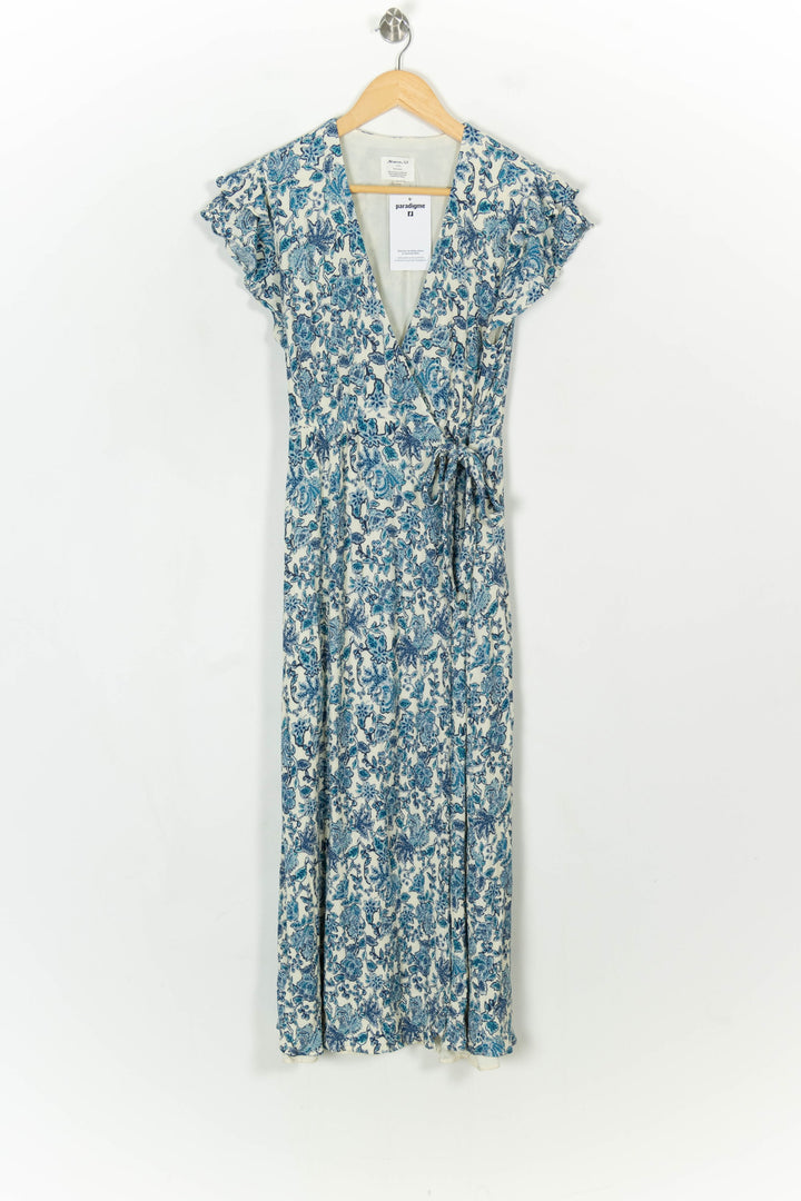 Robe Longue Bleu et Blanc - Taille L/40 de la marque Maison 123 | PARAD119893 - Vendu par Paradigme - Image 2