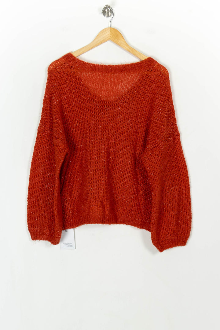 Pull Orange - Taille M/38 de la marque I.Code | PARAD119898 - Vendu par Paradigme - Image 5