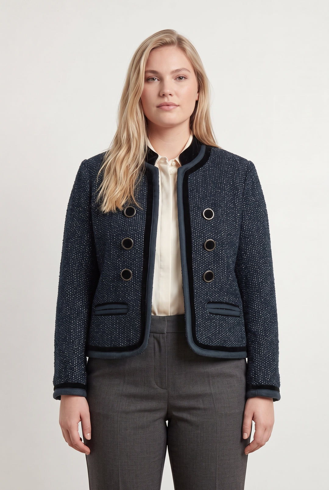 Veste Bleue et Noire - Taille XL/42 de la marque Essentiel Antwerp | PARAD119902 - Vendu par Paradigme - Image 1