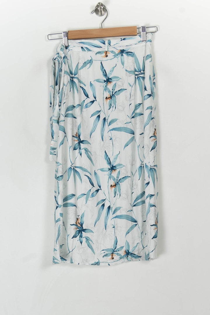 Jupe Midi Blanche et Bleue - Taille S/36 de la marque Karl Marc John | PARAD119903 - Vendu par Paradigme - Image 5
