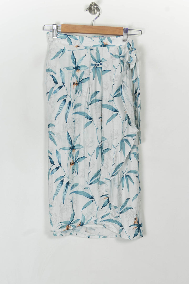 Jupe Midi Blanche et Bleue - Taille S/36 de la marque Karl Marc John | PARAD119903 - Vendu par Paradigme - Image 2