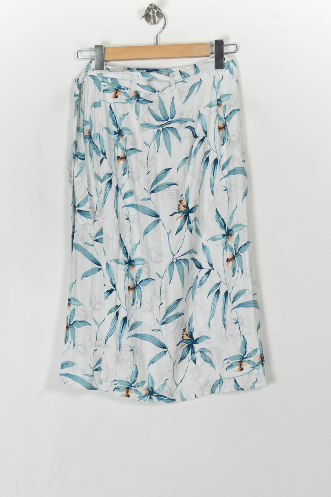 Jupe Midi Blanche et Bleue - Taille XS/34 de la marque Karl Marc John | PARAD119904 - Vendu par Paradigme - Image 5
