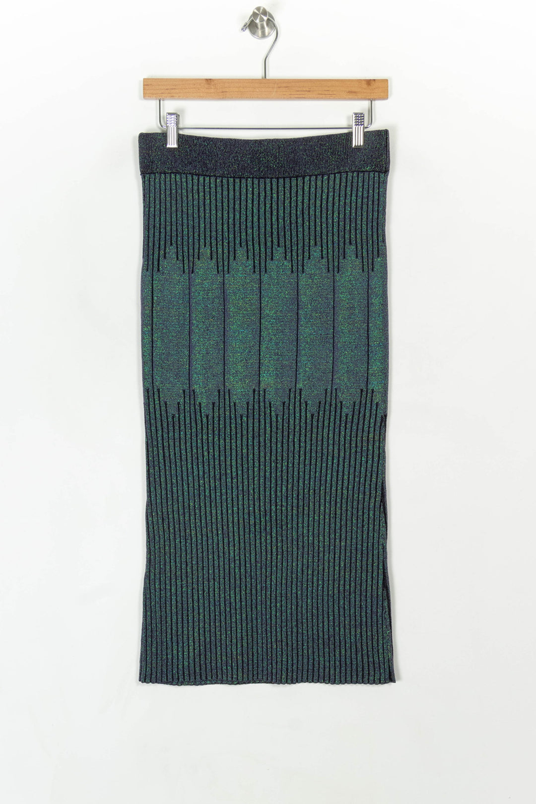 Jupe Longue Verte et Noire - Taille M/38 de la marque Bimba y Lola | PARAD119905 - Vendu par Paradigme - Image 5