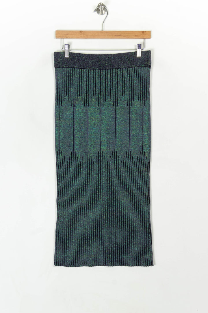 Jupe Longue Verte et Noire - Taille M/38 de la marque Bimba y Lola | PARAD119905 - Vendu par Paradigme - Image 5