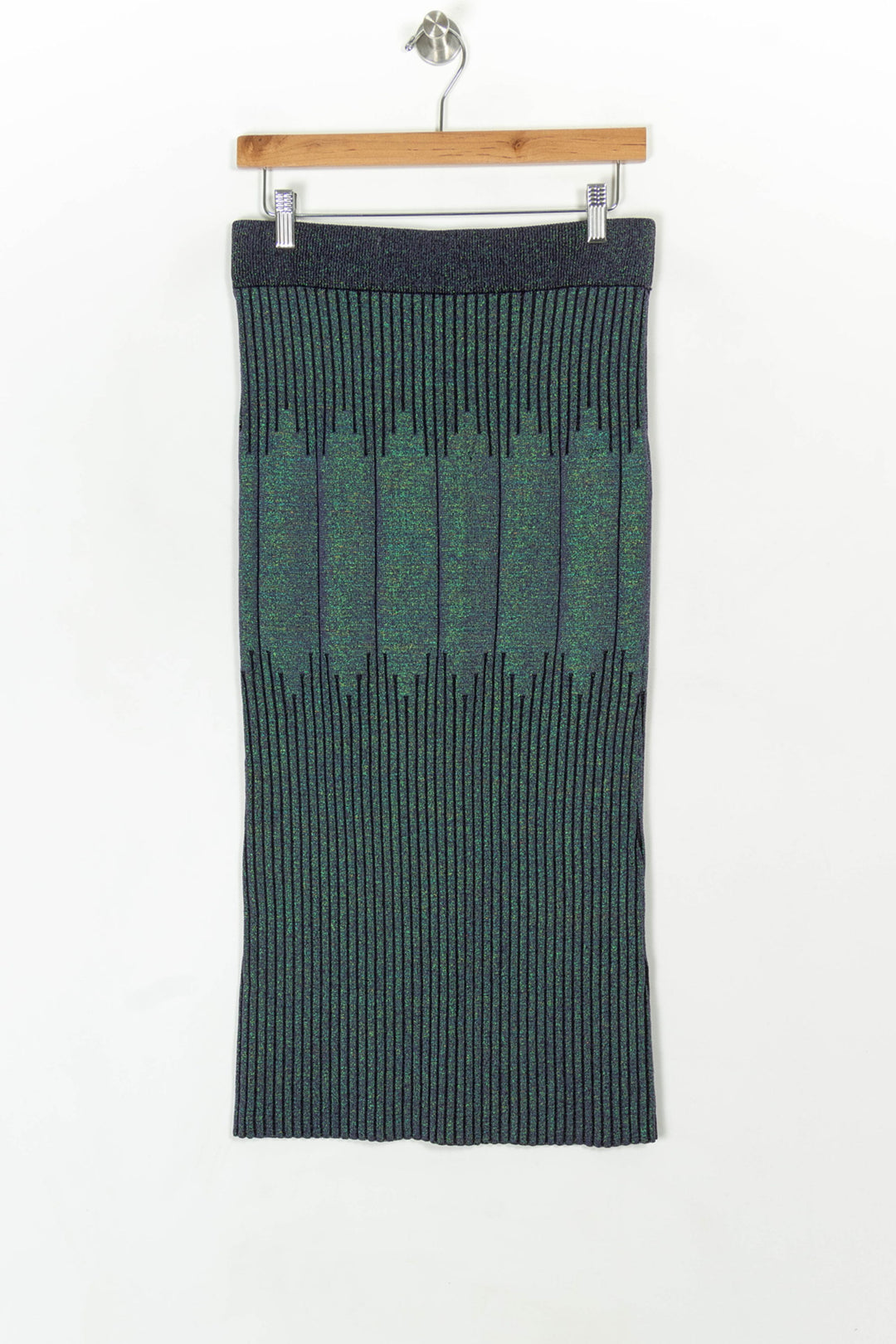 Jupe Longue Verte et Noire - Taille M/38 de la marque Bimba y Lola | PARAD119905 - Vendu par Paradigme - Image 2
