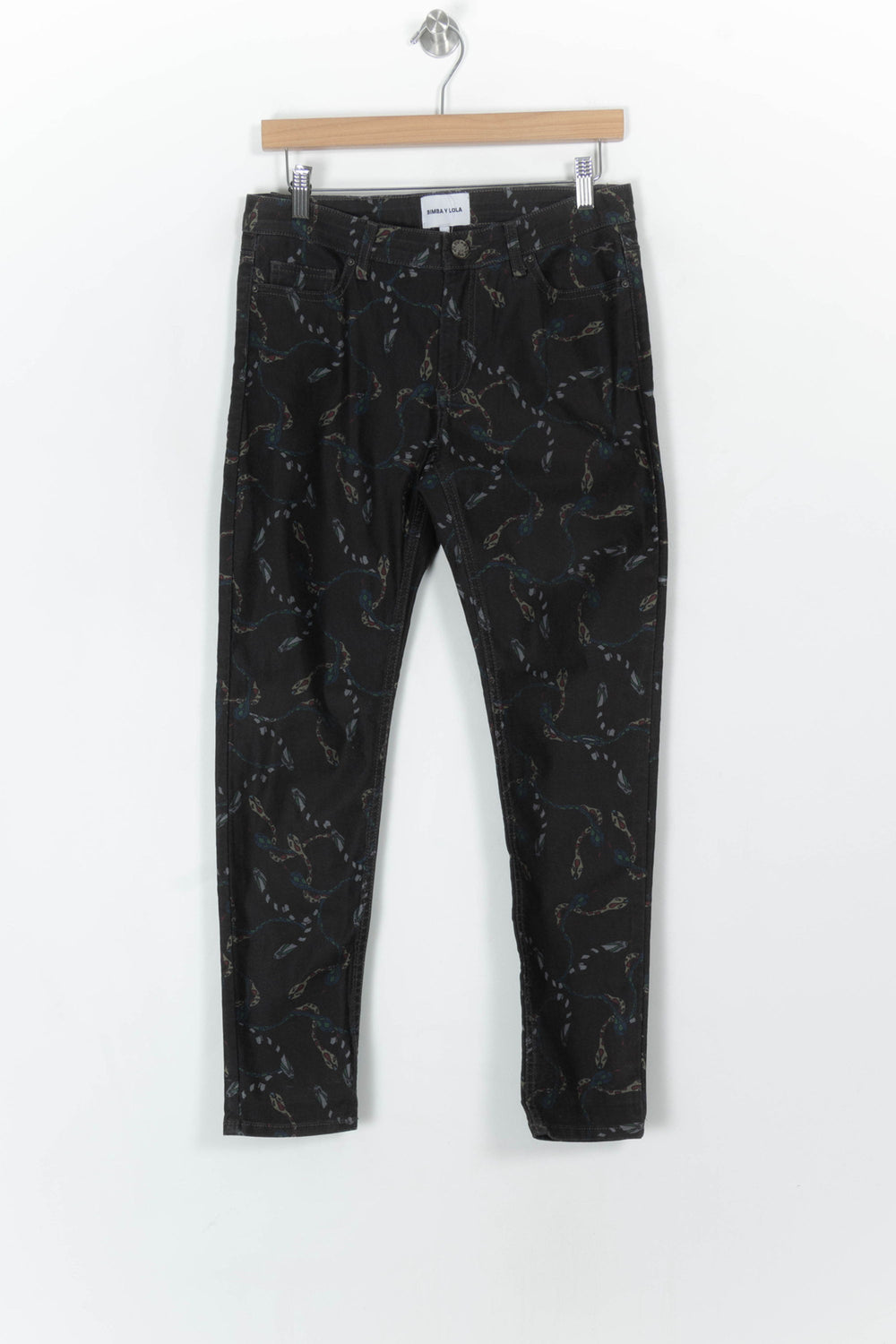 Jean Noir et Multicolore - Taille L/40 de la marque Bimba y Lola | PARAD119908 - Vendu par Paradigme - Image 2